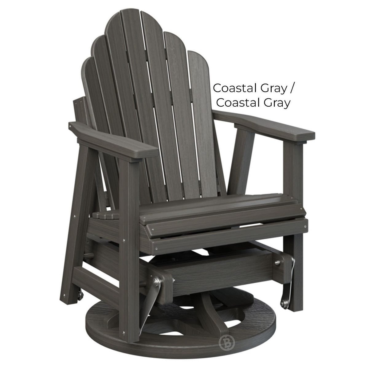 Berlin Gardens Cozi-Back Swivel Glider