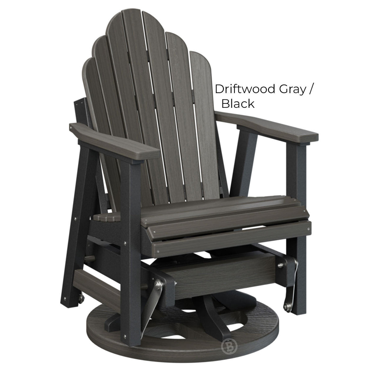 Berlin Gardens Cozi-Back Swivel Glider