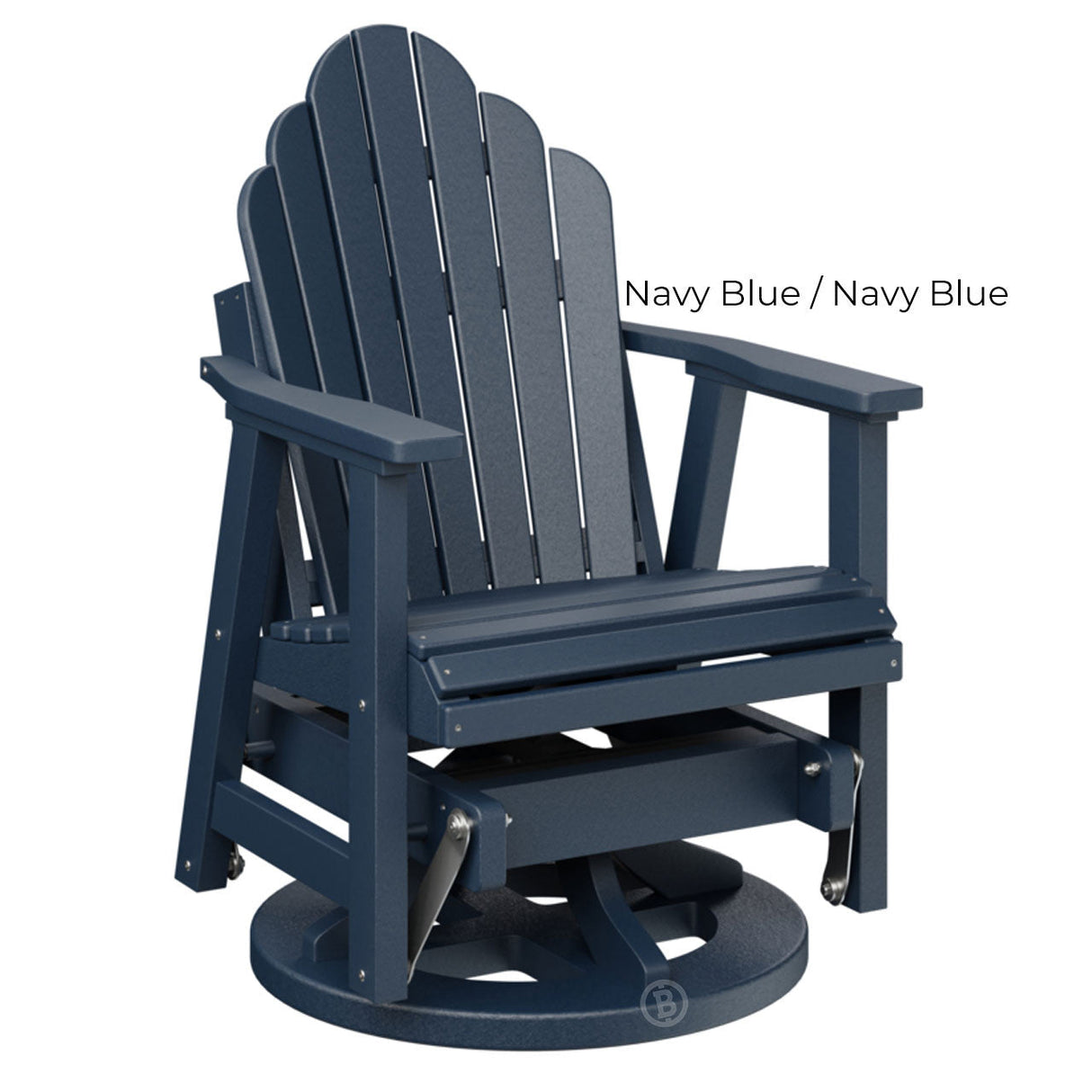 Berlin Gardens Cozi-Back Swivel Glider