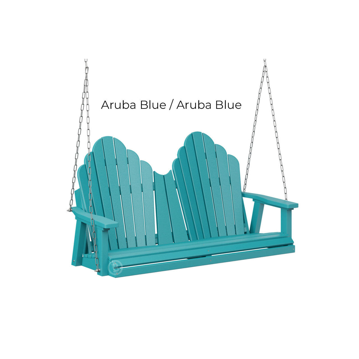 Berlin Gardens Cozi-Back Double Swing (Stainless Chains)