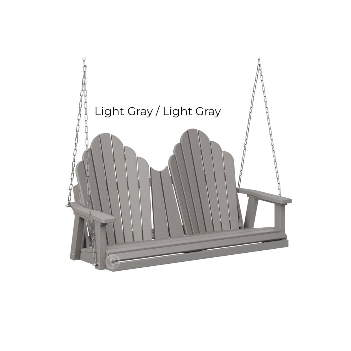 Berlin Gardens Cozi-Back Double Swing (Stainless Chains)