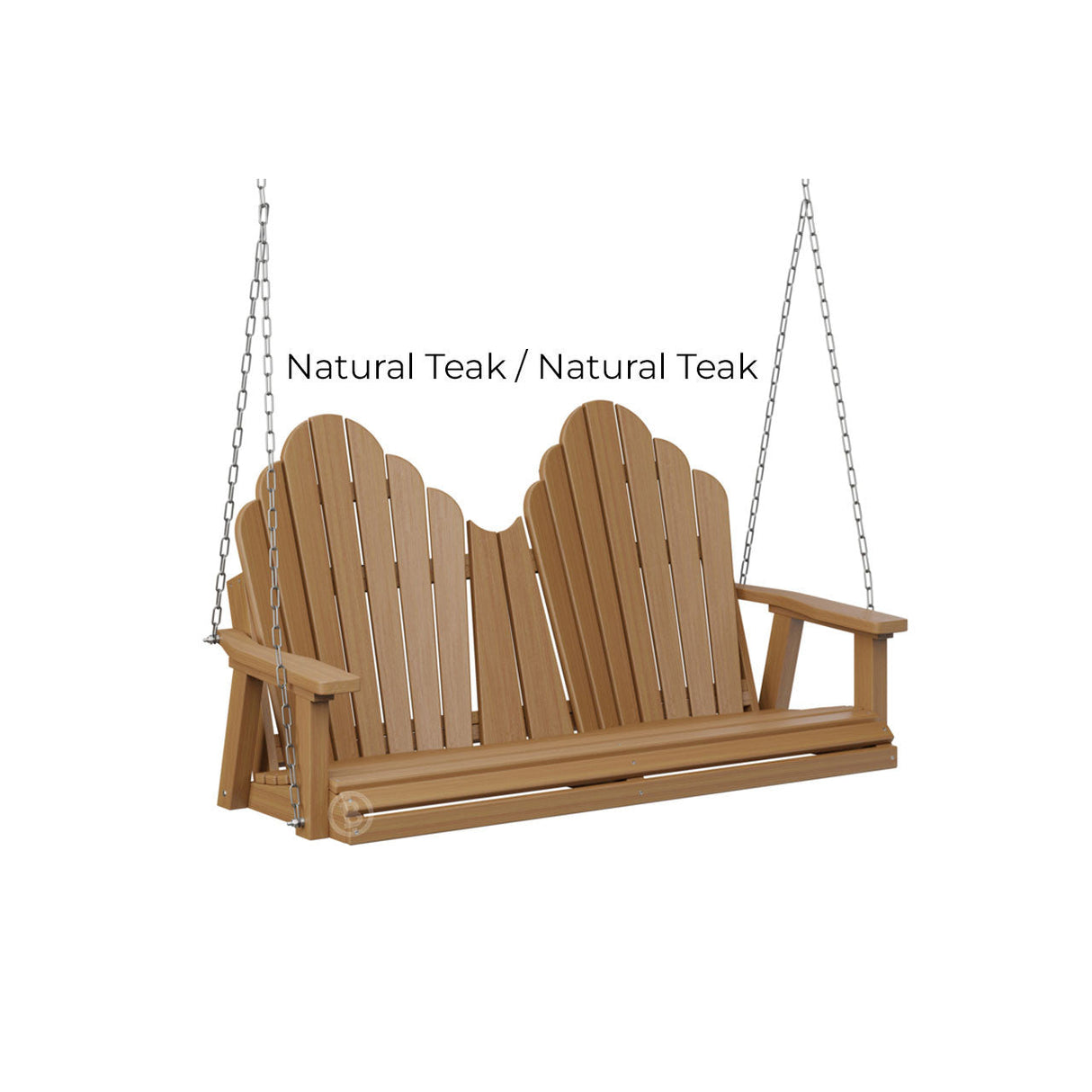 Berlin Gardens Cozi-Back Double Swing (Stainless Chains)