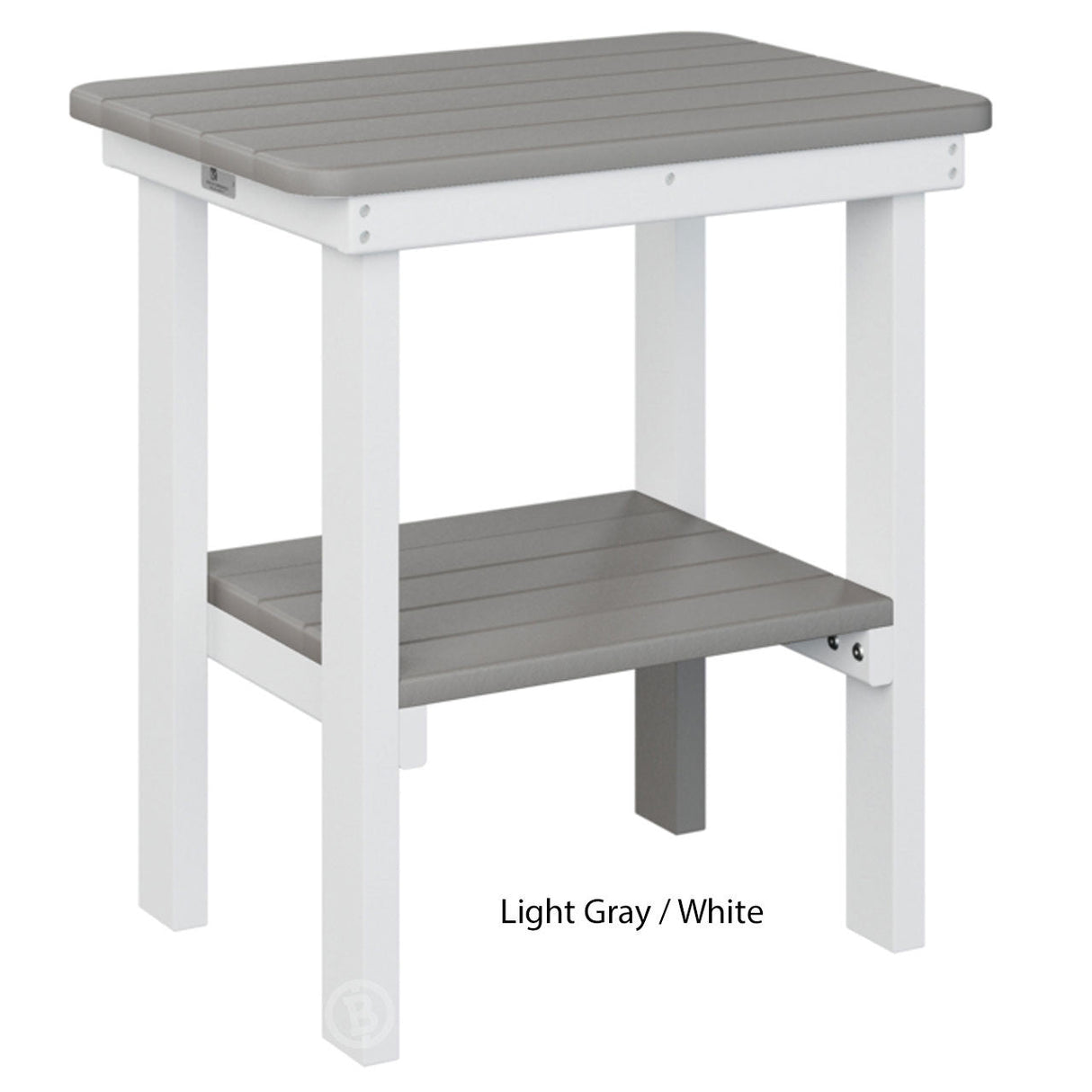Berlin Gardens Rectangle End Table Dining Height