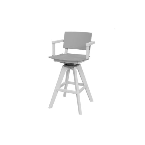 Seaside Casual SYM Swivel Bar Arm Chair