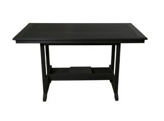 Beaver Dam Seabreak 72" Mission Rail Counter Table