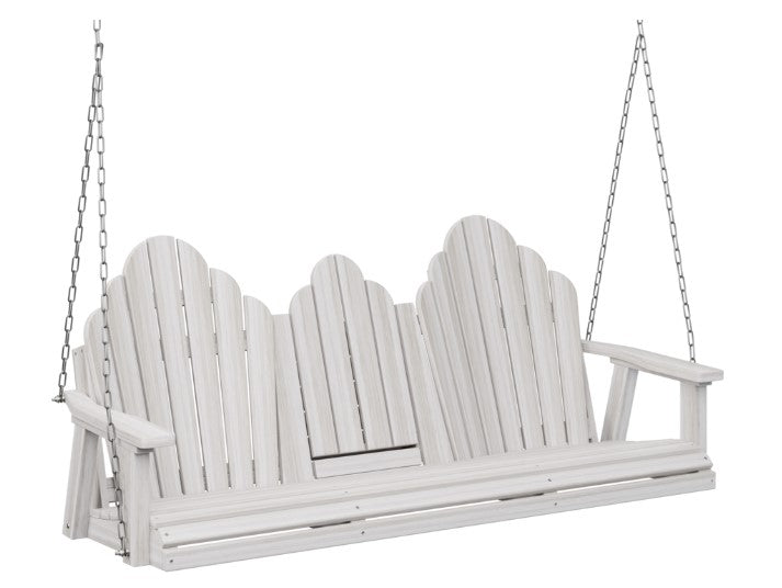 Berlin Gardens Cozi-Back Three Seat Swing w/Console (Stainless Chains)
