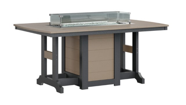 Berlin Gardens Garden Classic Standard Top 44" x 72" Rectangular Fire Dining Table