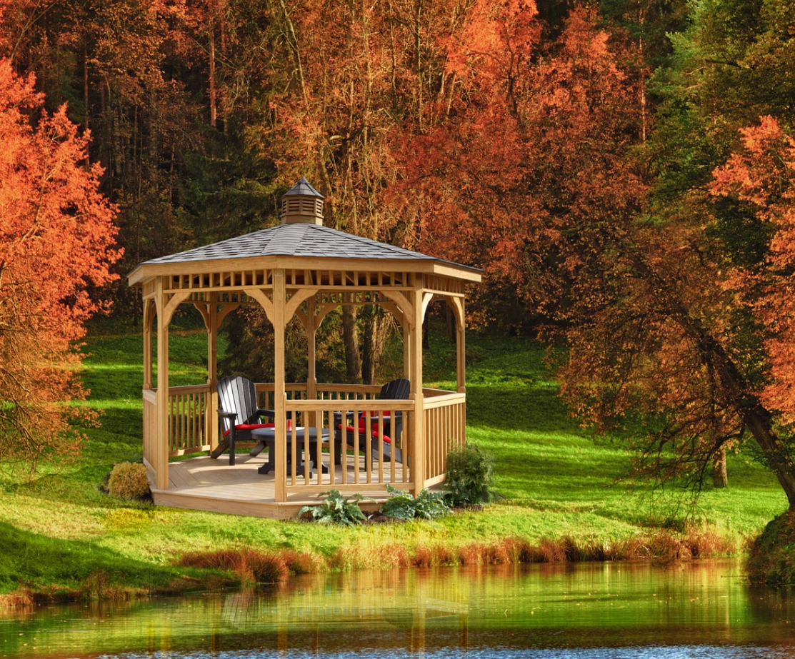 Wood Octagon Gazebo