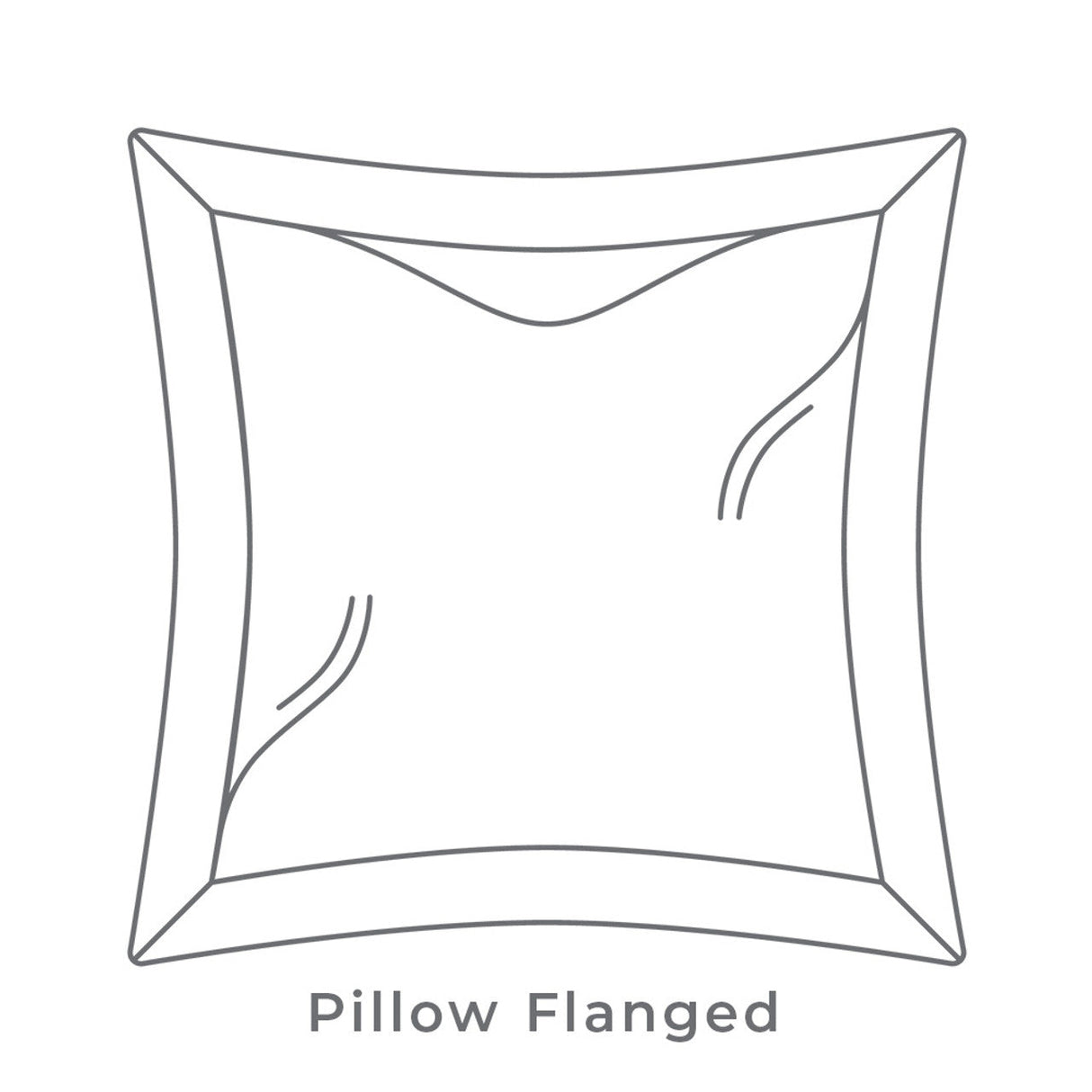 Berlin Gardens 24" x 24 Throw Pillow Flanged Feather - LFLDFTP2424