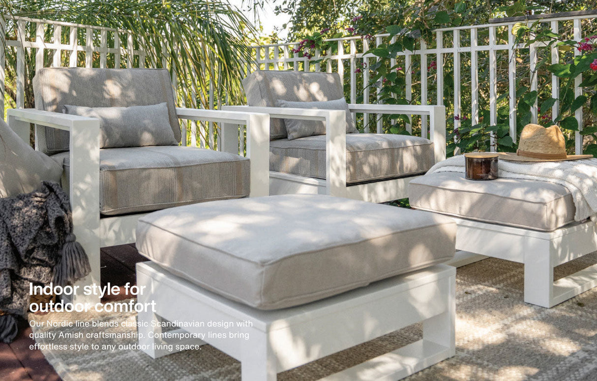 Berlin Gardens 4 Piece Nordic Deep Seating Collection
