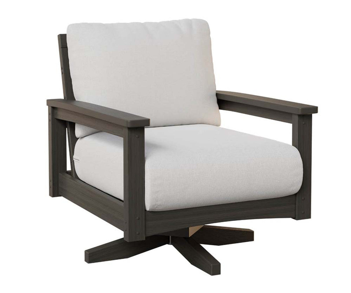 Berlin Gardens Camden Swiver Rocker with Classic Terrace Cushion- CSR2832