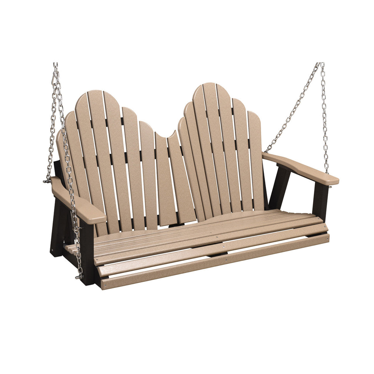 Berlin Gardens Cozi-Back Double Swing (Zinc Chains) - PZTS4800ZC