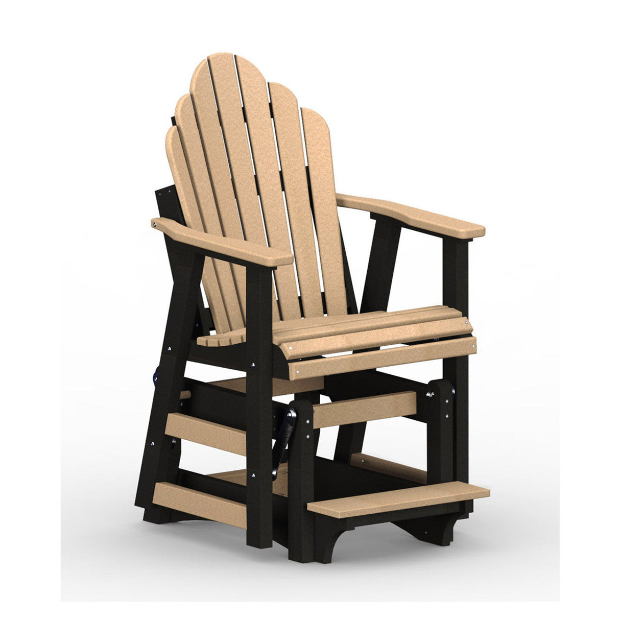 Berlin Gardens Cozi-Back Single Counter Glider - PZCG2400