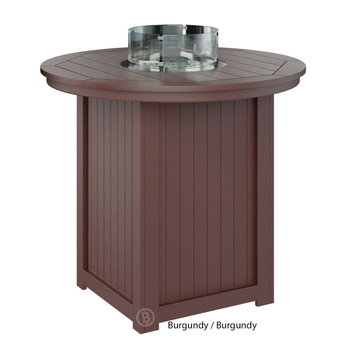 Berlin Gardens Donoma Standard Top 44" Round Fire Table Bar - DRFT3944B 3