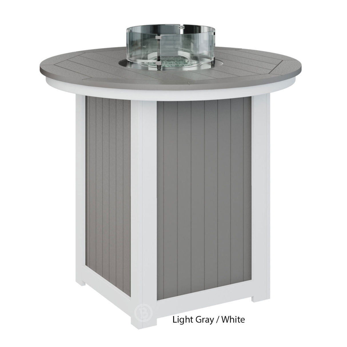 Berlin Gardens Donoma Standard Top 44" Round Fire Table Bar - DRFT3944B 7