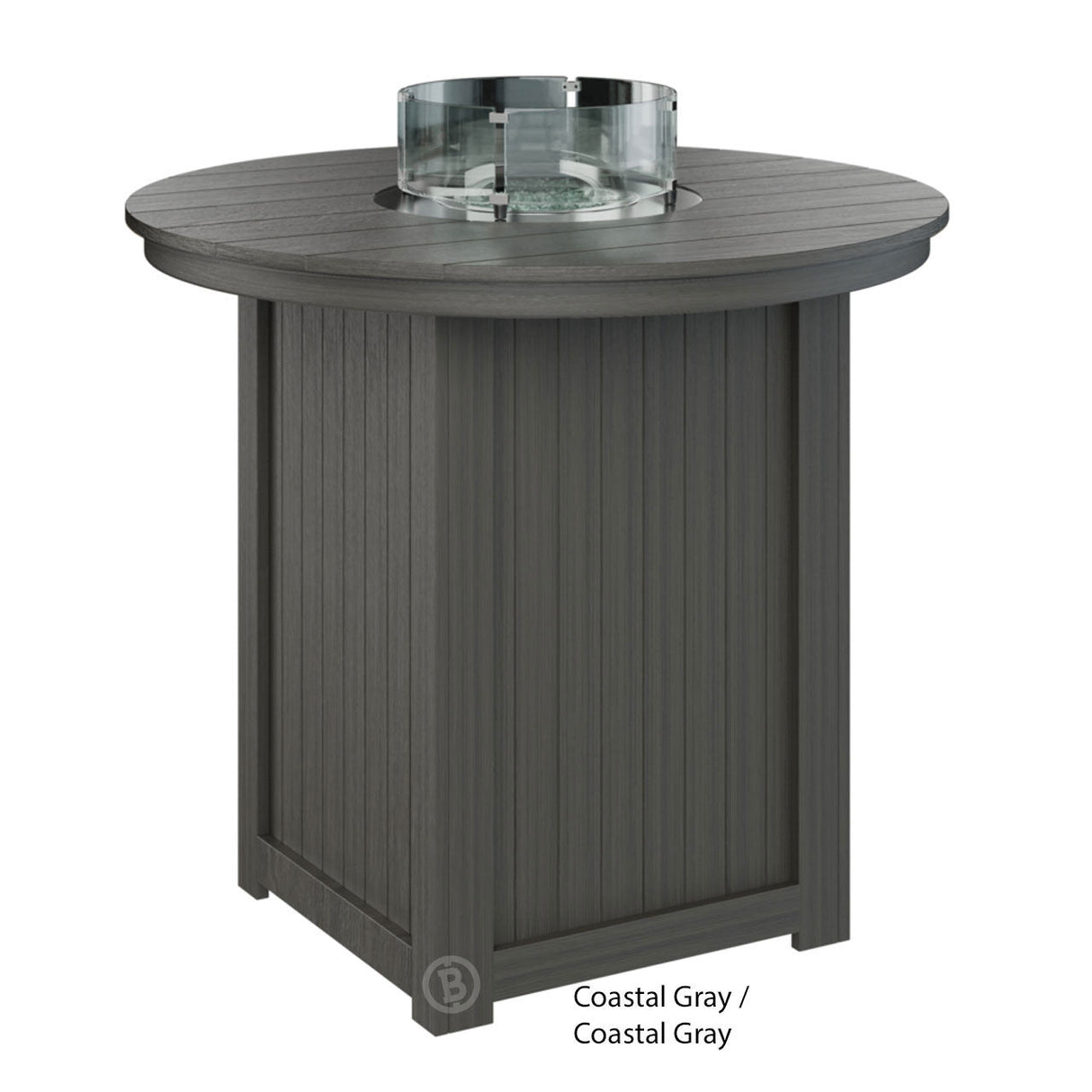 Berlin Gardens Donoma Standard Top 44" Round Fire Table Bar - DRFT3944B 8