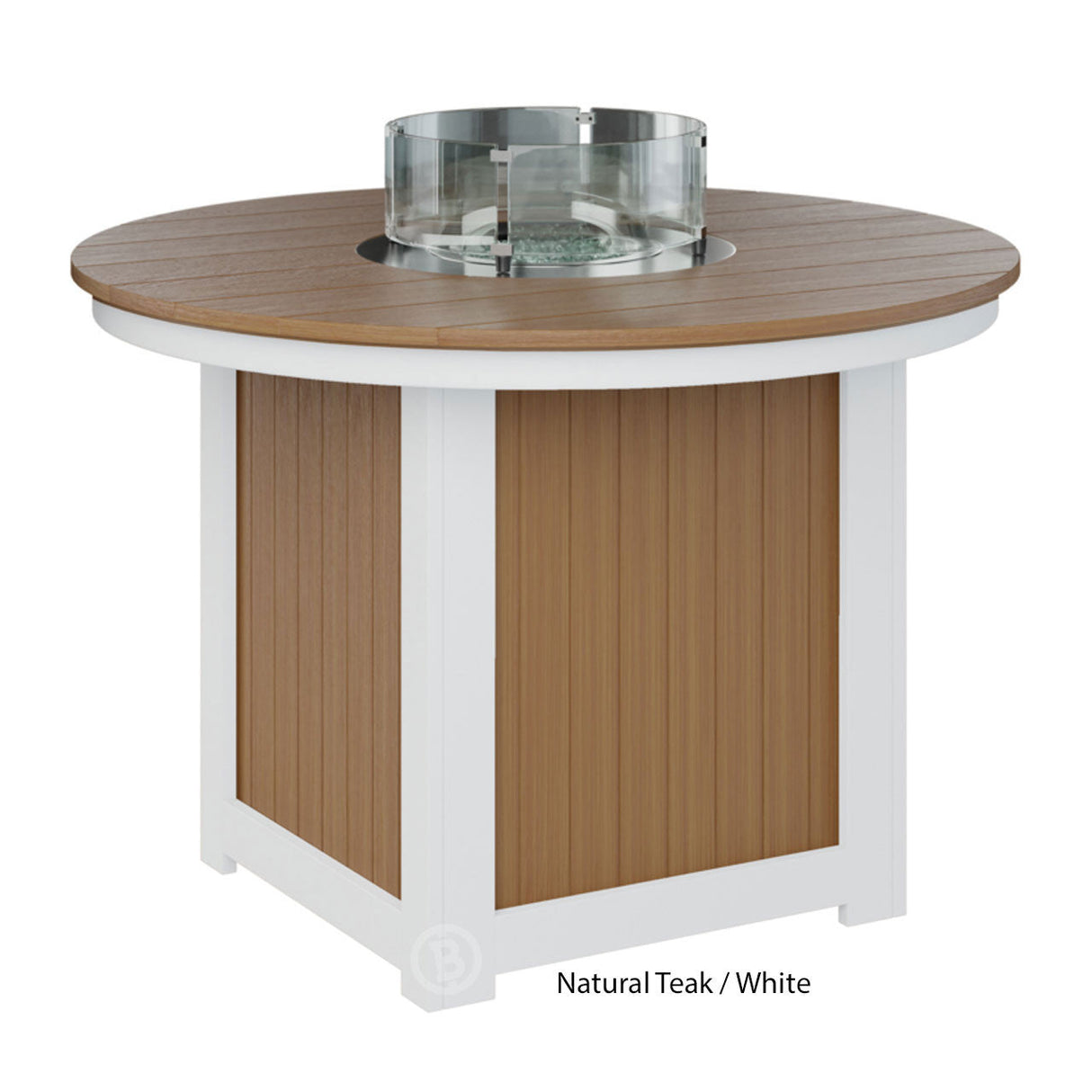 Berlin Gardens Donoma Standard Top 44" Round Fire Table Dining - DRFT3044D 8