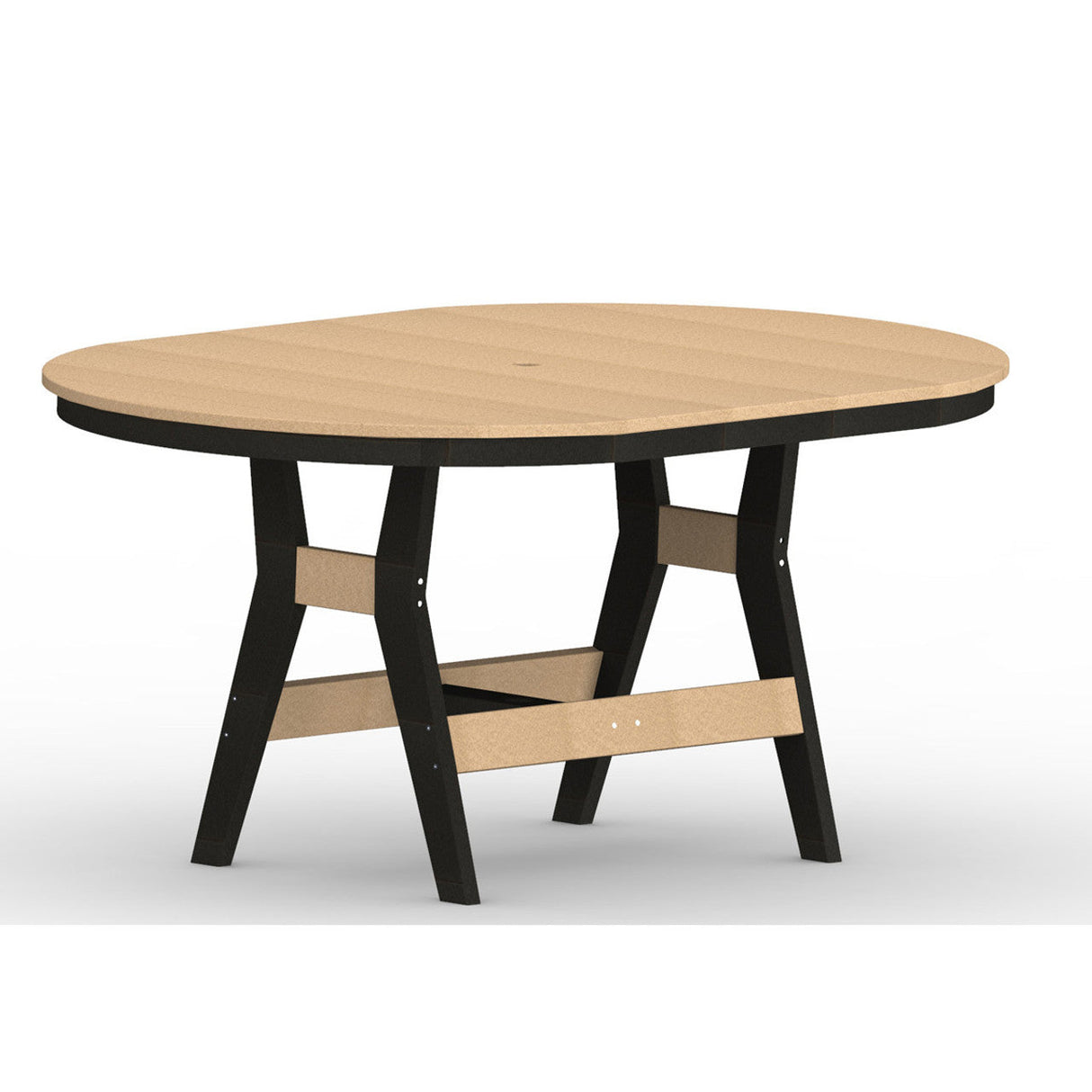 Berlin Gardens Harbor Bar Tables Standard Top 44" x 64" Oblong Bar Table - HOT4464B