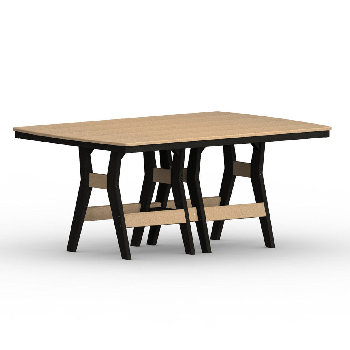 Berlin Gardens Harbor Bar Tables Standard Top 44" x 72" Rectangular Bar Table - HRT4472B