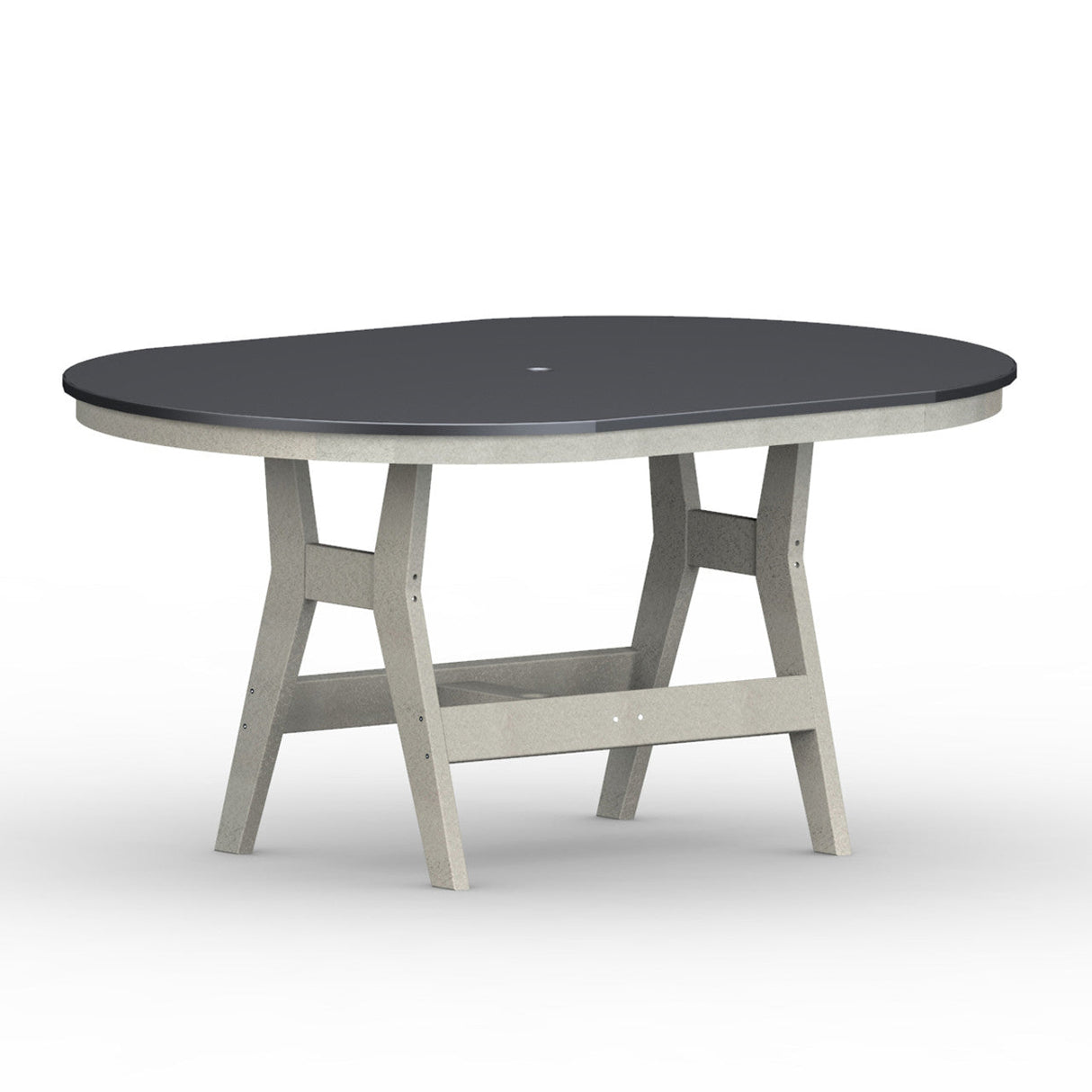 Berlin Gardens Harbor Counter Tables Hammered Top 48" Round Counter Table - HHFT0048C
