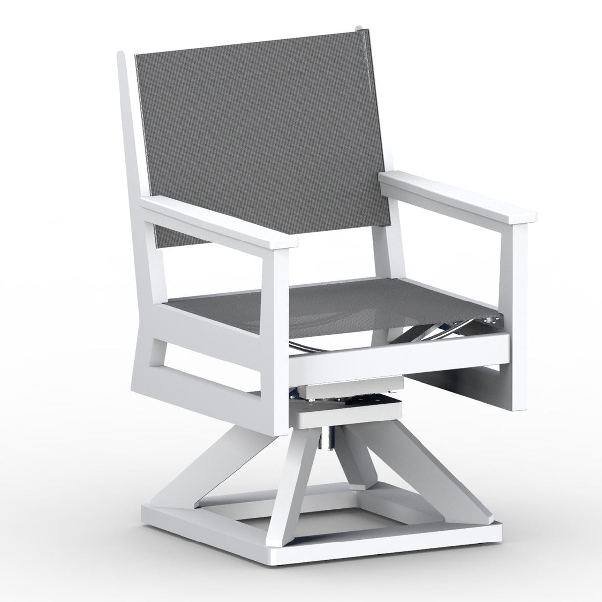 Berlin Gardens Mayhew Sling Swivel Rocker Dining - MHSSD2235