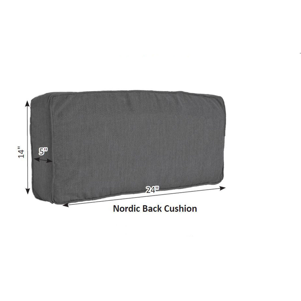 Berlin Gardens Nordic Back Cushion (Corded) - NBC1424 2