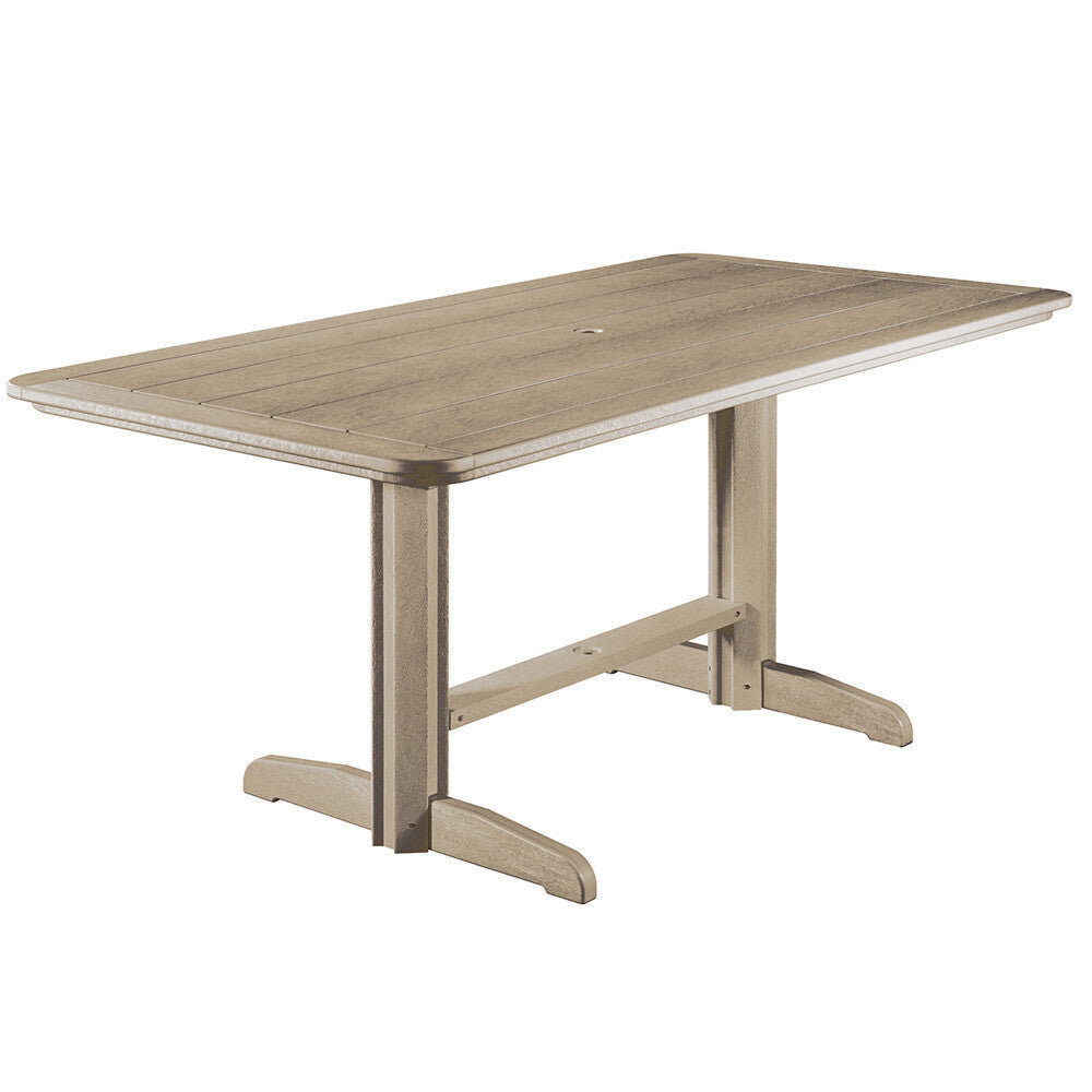 C. R. Plastics 72" Rect Dining Table w/Base - T11