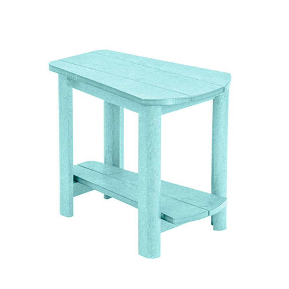 C. R. Plastics Adirondack Side Table, Aqua - LIQUIDATION - T04-LIQ-AQUA