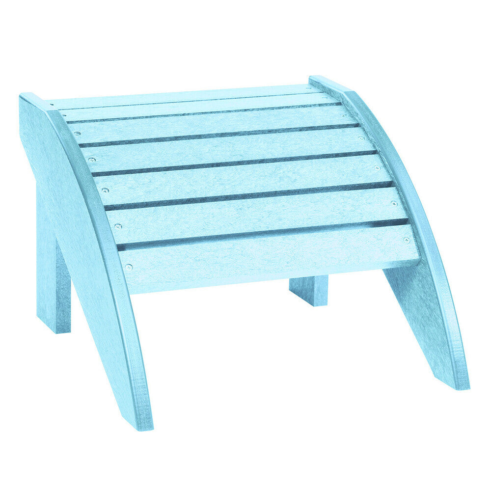 C. R. Plastics Footstool, Aqua - LIQUIDATION - F01-LIQ-AQUA