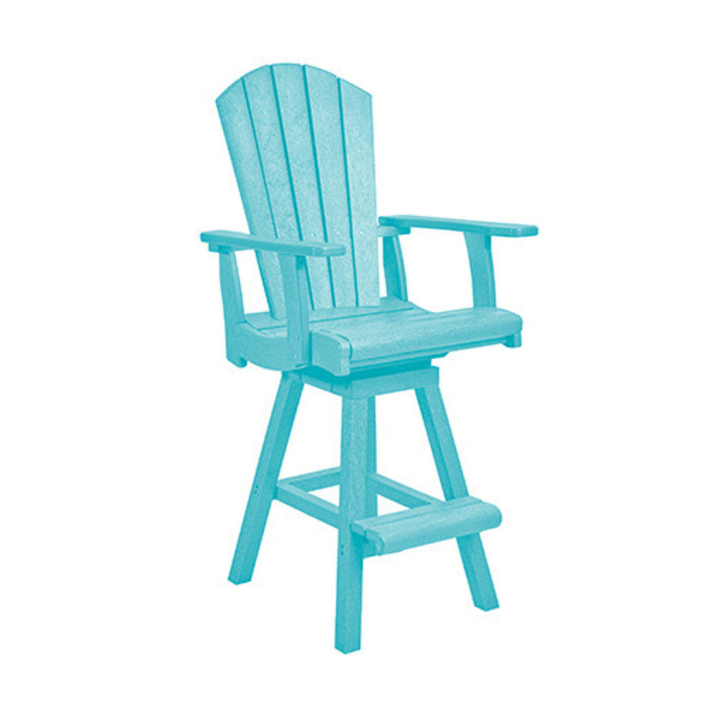 C. R. Plastics Swivel Pub Arm Chair - C25 7