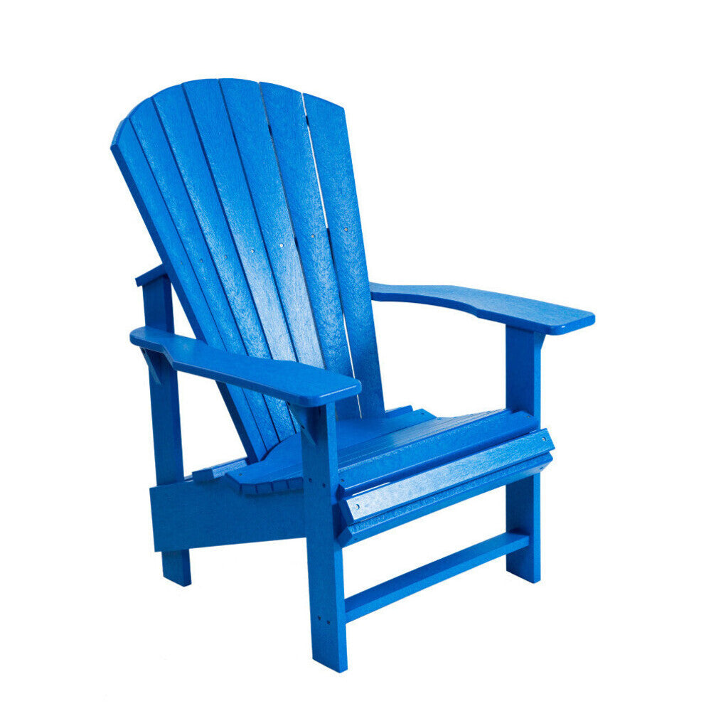 C. R. Plastics Upright Adirondack, Blue - LIQUIDATION - C03-LIQ-BLUE