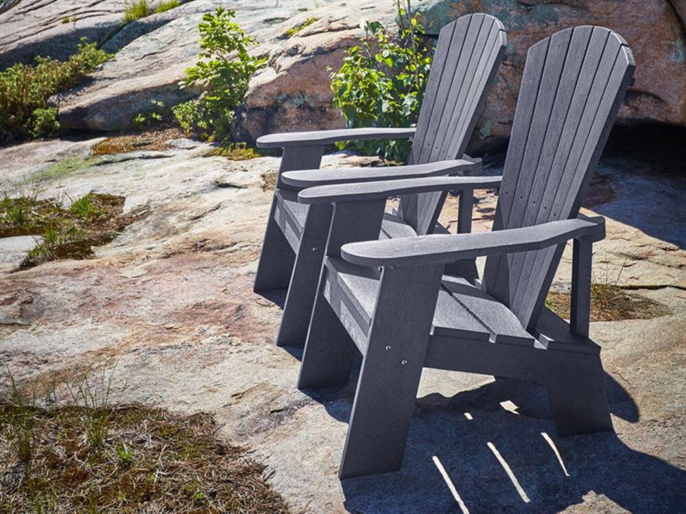Captiva Casual 2 Piece Capterra Recycled Plastic Adirondack Set - CC2PCRPAS 3