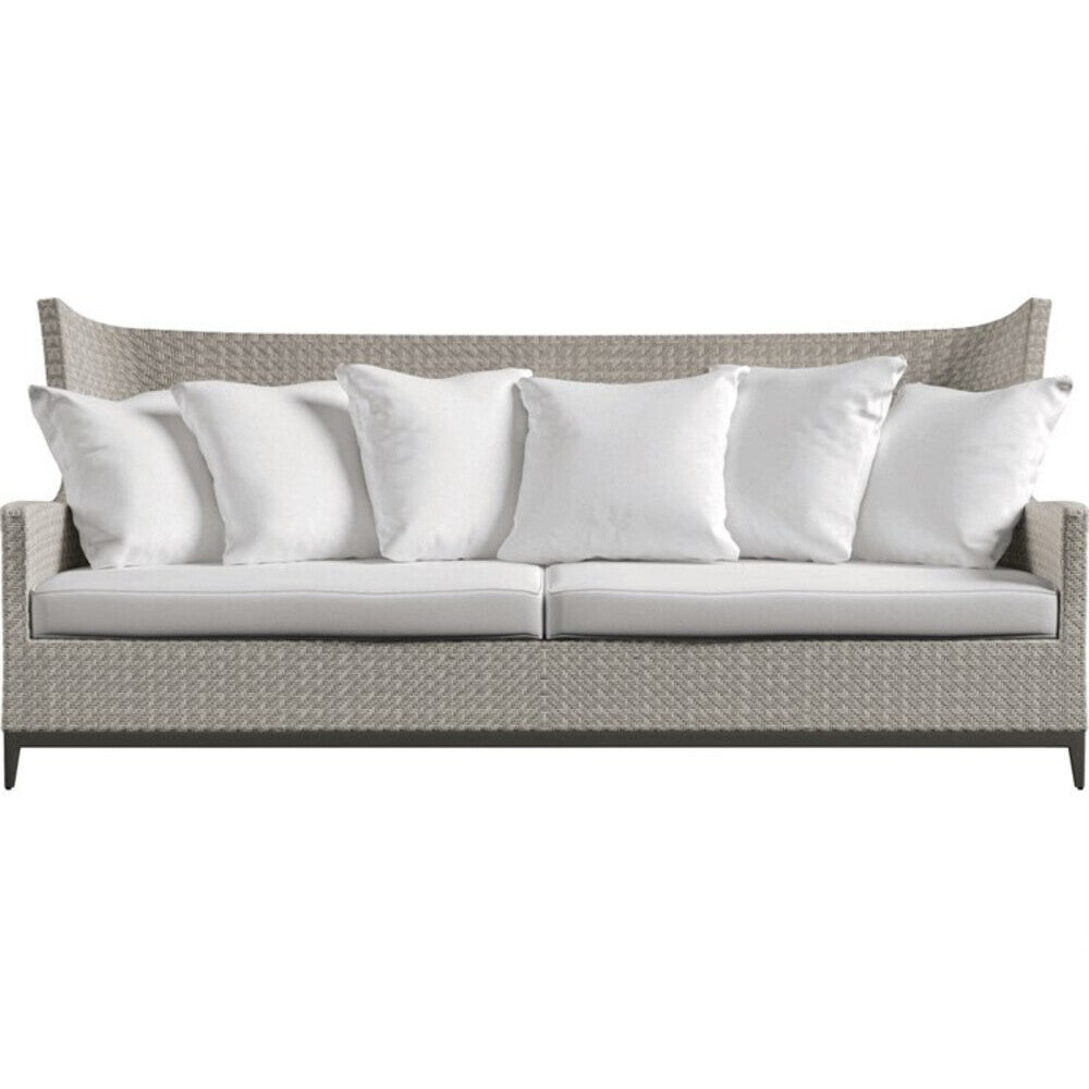 Captiva Casual Bernhardt Exteriors Pewter Gray Patio Sofa - BHEOP1107B 2