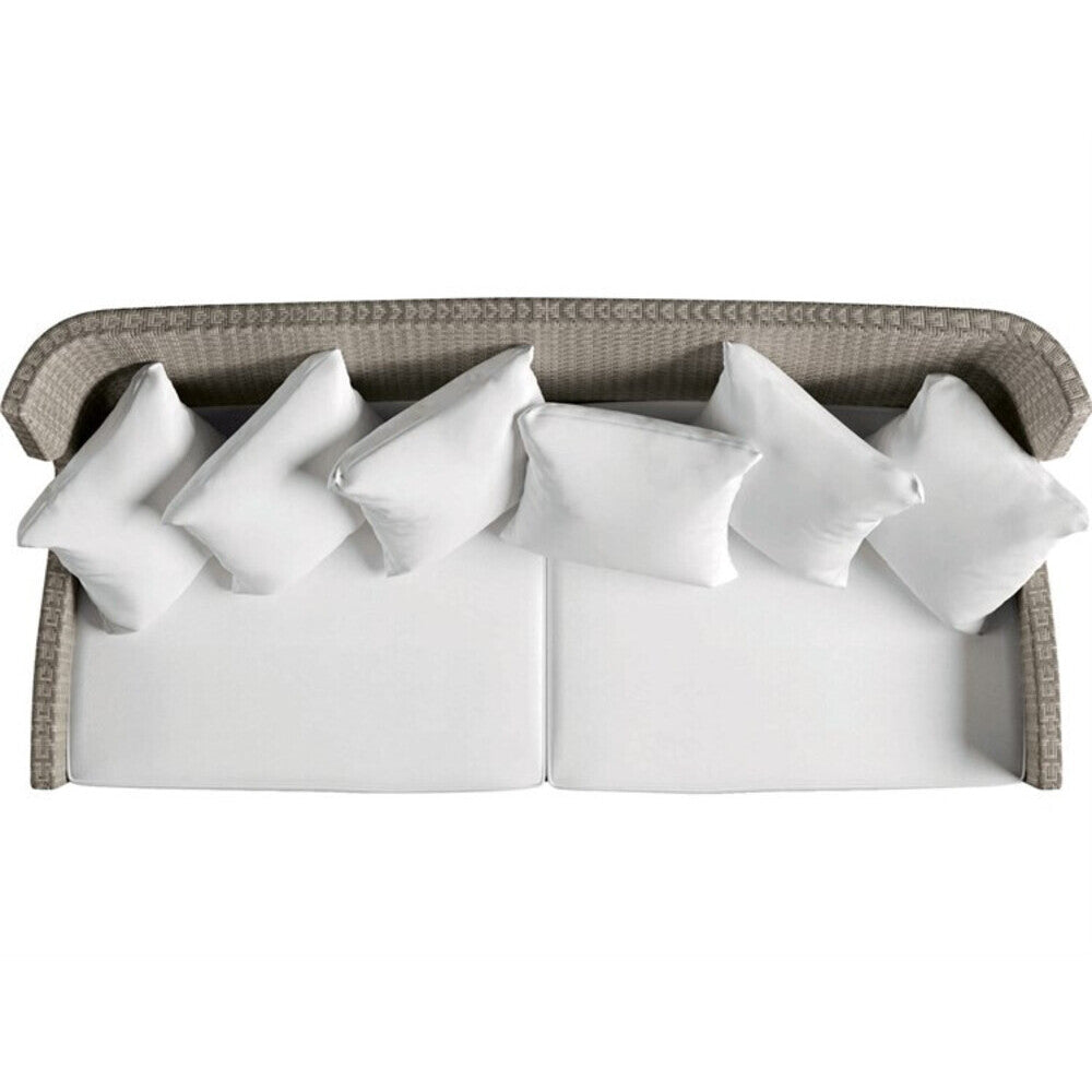 Captiva Casual Bernhardt Exteriors Pewter Gray Patio Sofa - BHEOP1107B 4