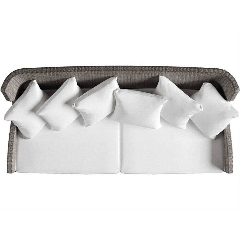 Captiva Casual Bernhardt Exteriors Pewter Gray Patio Sofa - BHEOP1107B 5