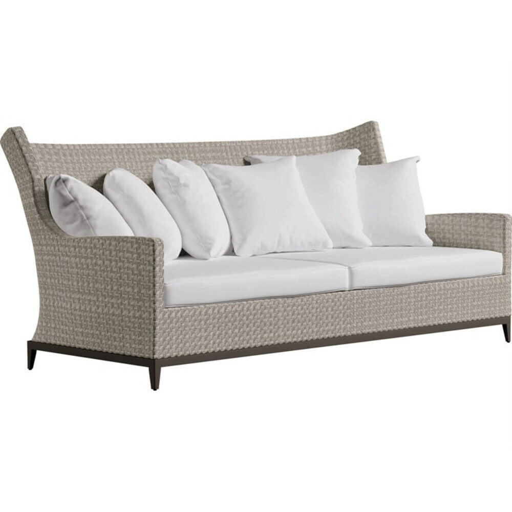 Captiva Casual Bernhardt Exteriors Pewter Gray Patio Sofa - BHEOP1107B