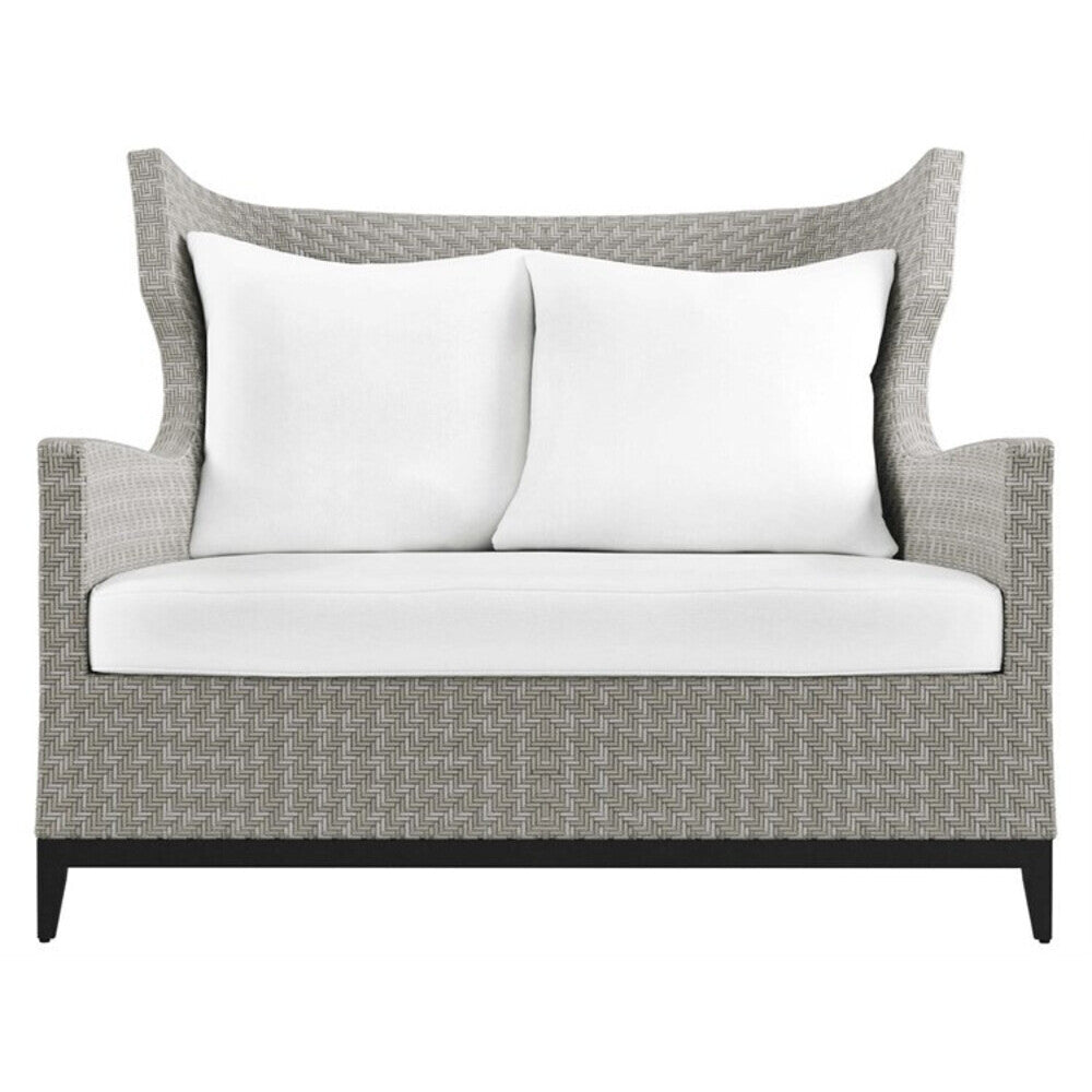 Captiva Casual Bernhardt Exteriors White/Cream Aluminum Cushion Lounge Chair - BHEOP1103C 2
