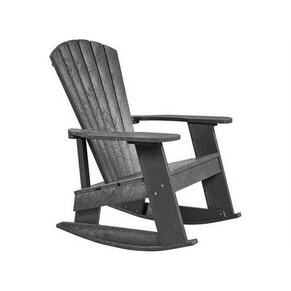 Captiva Casual Capterra Recycled Plastic Adirondack Rocker - CAPCRX09 5