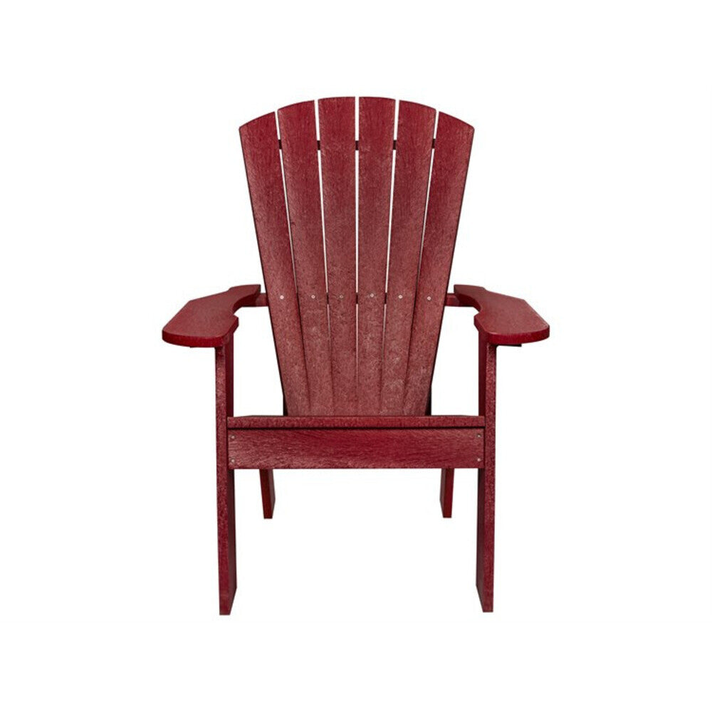 Captiva Casual Capterra Recycled Plastic Patio Adirondack Chair - CAPCX09 1