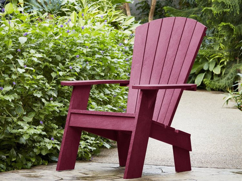 Captiva Casual Capterra Recycled Plastic Patio Adirondack Chair - CAPCX09 13