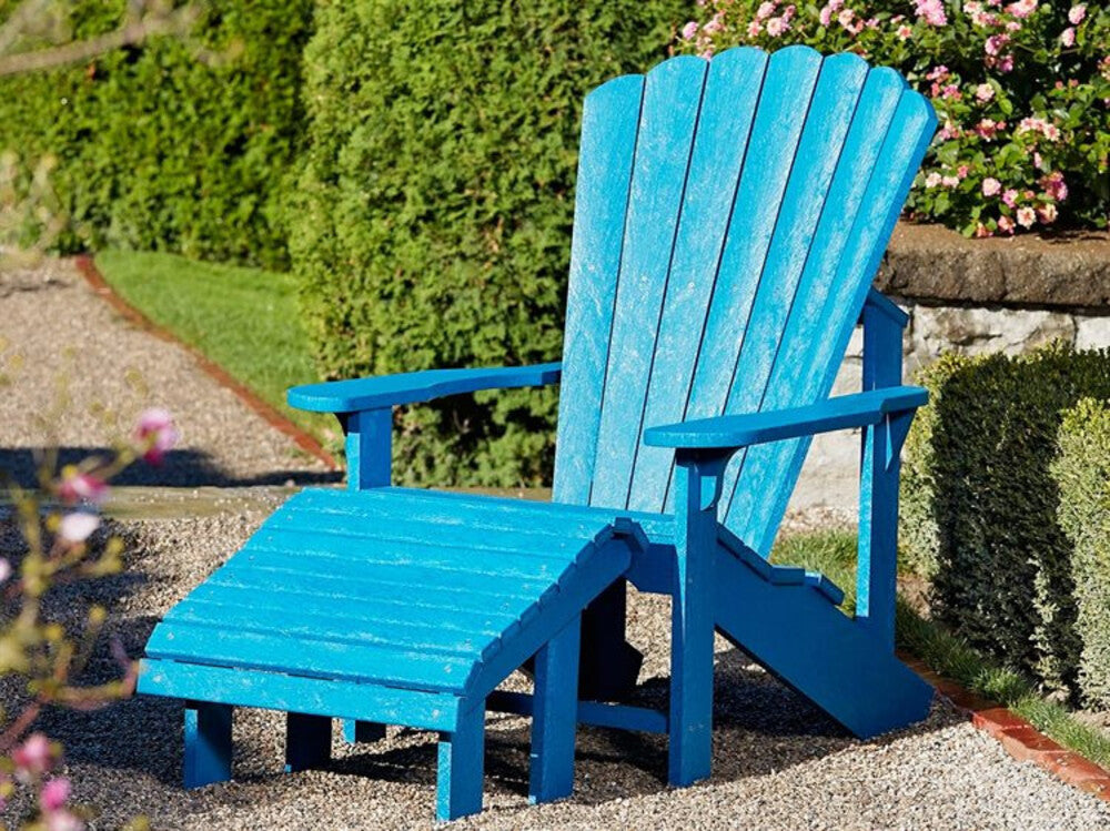 Captiva Casual Capterra Recycled Plastic Patio Adirondack Chair - CAPCX09 20