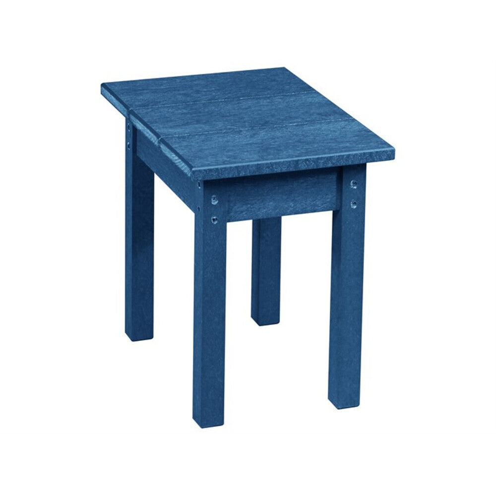 Captiva Casual Capterra Recycled Plastic Square Outdoor Patio End Table - CAPTX01 1