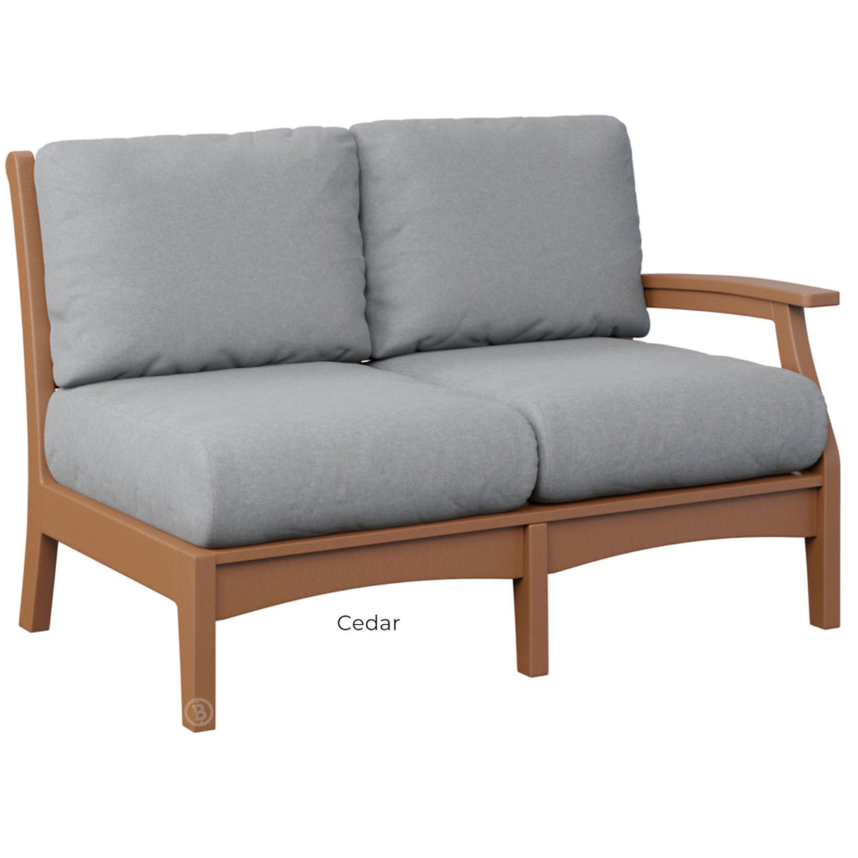 Berlin Gardens Classic Terrace Left Arm Loveseat