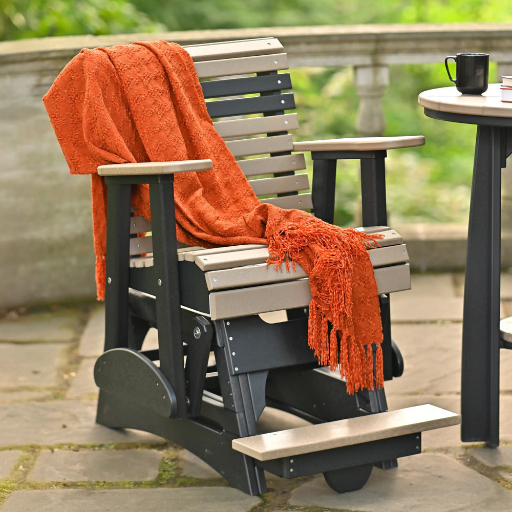 LuxCraft 2' Plain Balcony Glider Chair Additional Image - 1