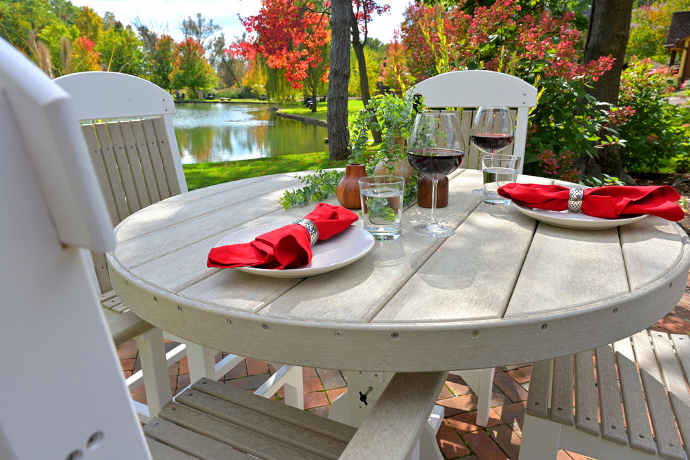 LuxCraft 4' Round Table - Bar Height Additional Image - 3