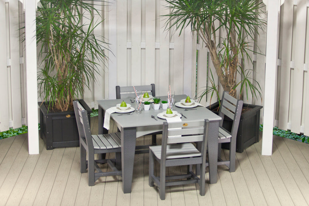 LuxCraft Island 44" Square Dining Table Additional Image - 4