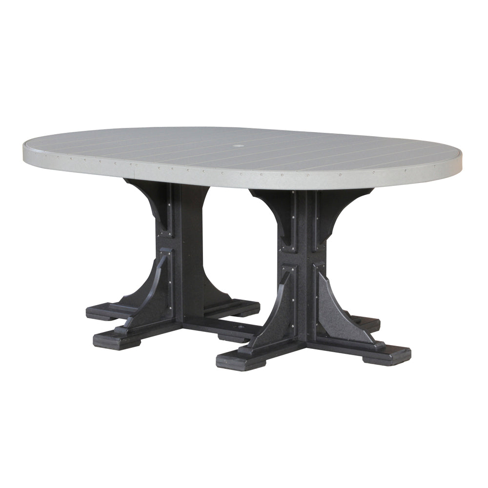 LuxCraft Urban 4' x 6' Oval Dining Table - Bar Height Additional Image - 14
