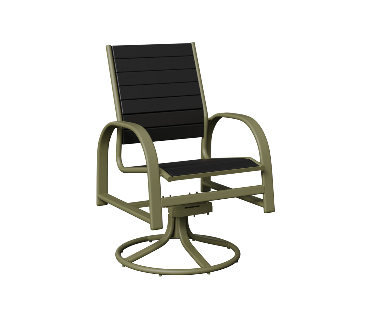 Berlin Gardens Murphy Poly Swivel Rocker Dining Chair