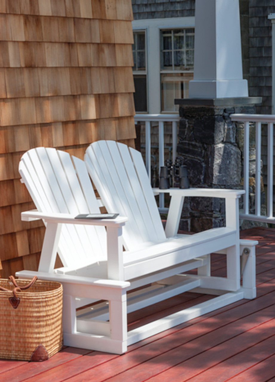 Seaside Casual Adirondack Shellback Glider - SC-016 2