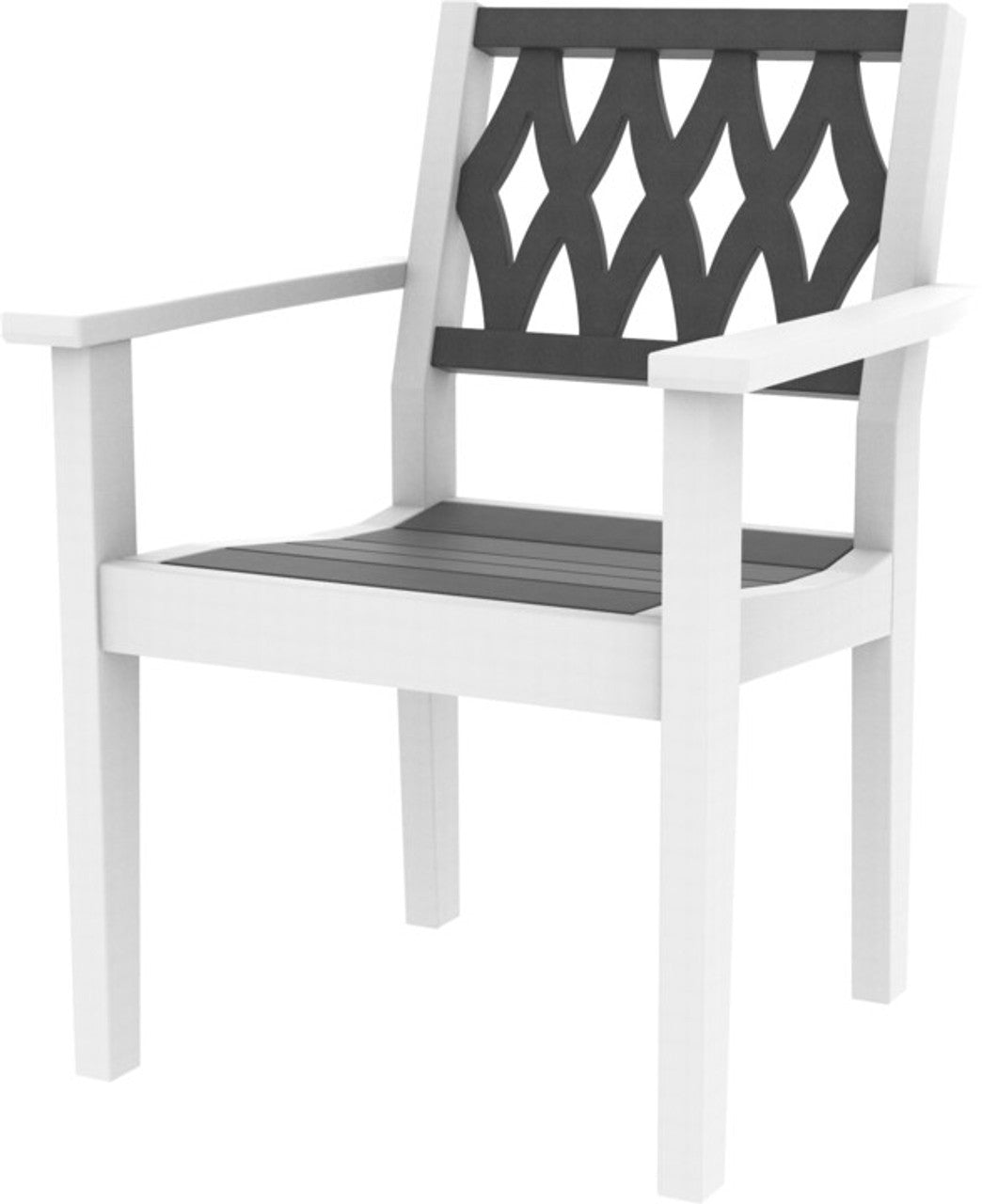 Seaside Casual Greenwich Dining Arm Chair Diamond Back - SC-602D